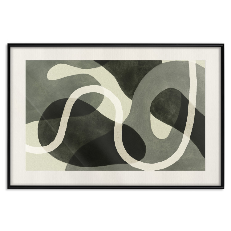 Wall Poster Sage Spots - Geometric Forms in Shades of Green 150065 additionalImage 27