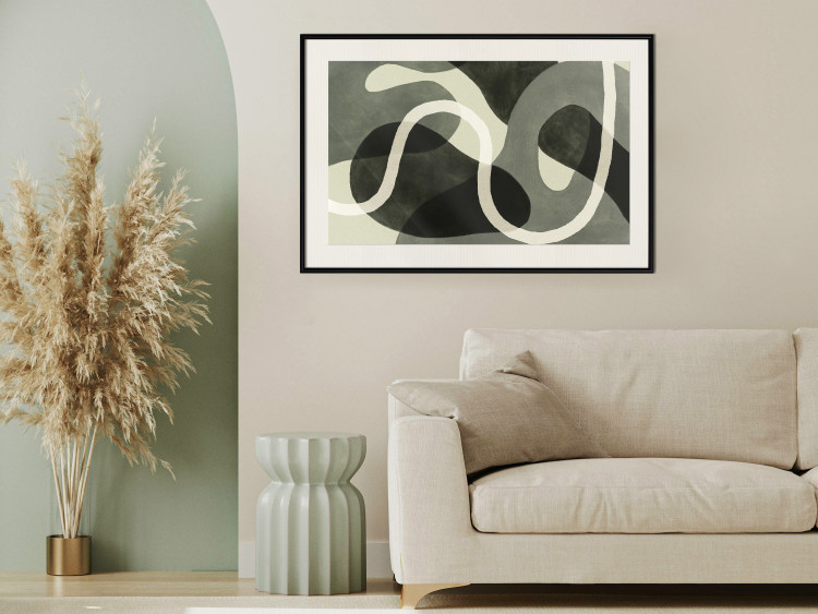 Wall Poster Sage Spots - Geometric Forms in Shades of Green 150065 additionalImage 17