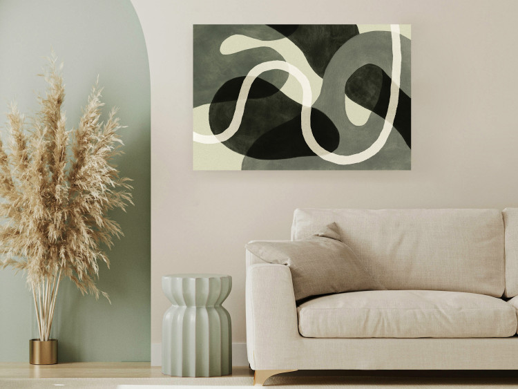 Wall Poster Sage Spots - Geometric Forms in Shades of Green 150065 additionalImage 11