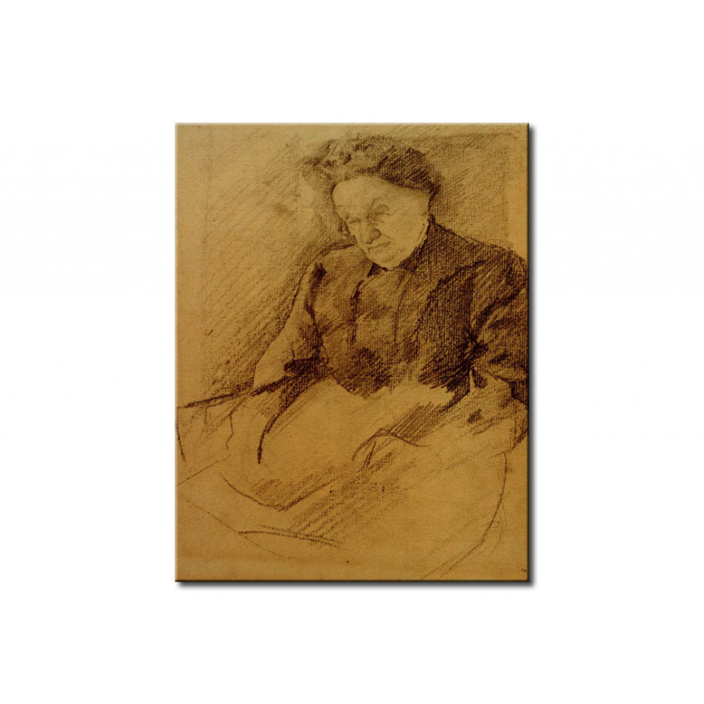 Schilderij  August Macke: Porträt Katharina Koehler