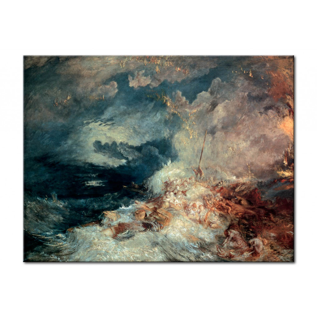 Schilderij  William Turner: Fire At Sea