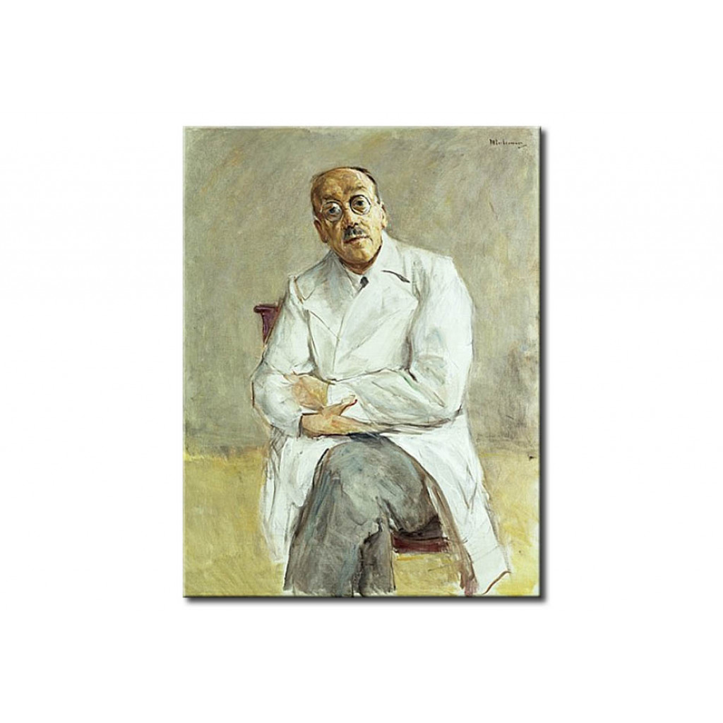 Schilderij  Max Liebermann: The Surgeon, Ferdinand Sauerbruch