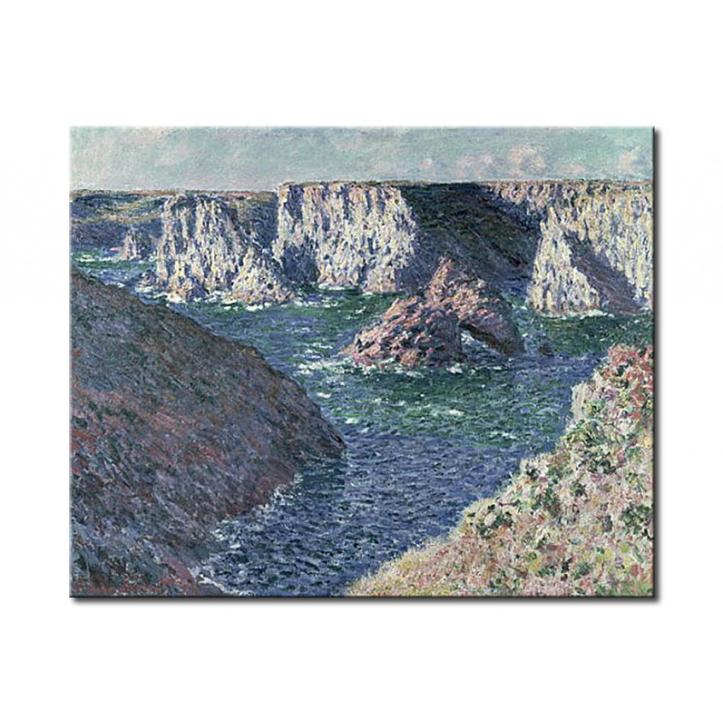 Schilderij  Claude Monet: The Rocks Of Belle Ile