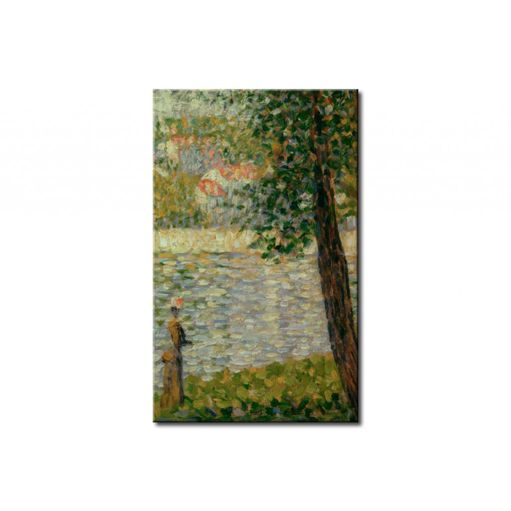 Schilderij  Georges Seurat: Promenade Matinale