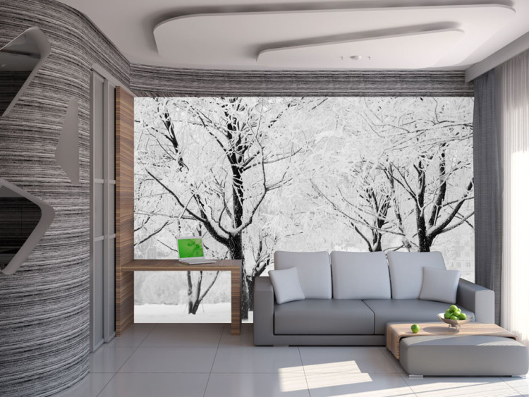 Wall Mural Trees - winter landscape 60265