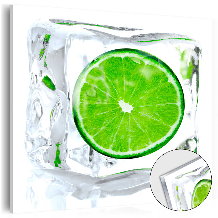 Acrylic Print Frozen Lime [Glass] 92865