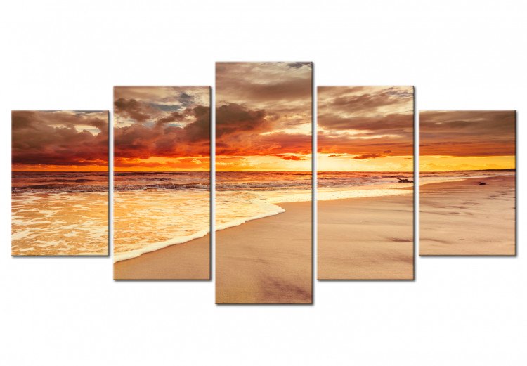 Canvas Art Print Sea: Beautiful Sunset 97965