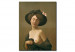 Reprodukcja obrazu Femme drapee dans une echarpe noir, chapeau noir 109075
