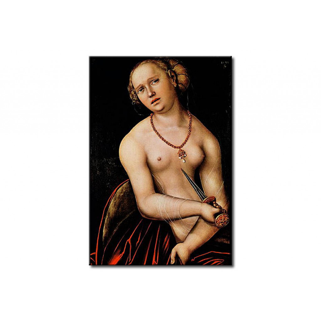 Schilderij  Lucas Cranach De Oudere: Lucretia