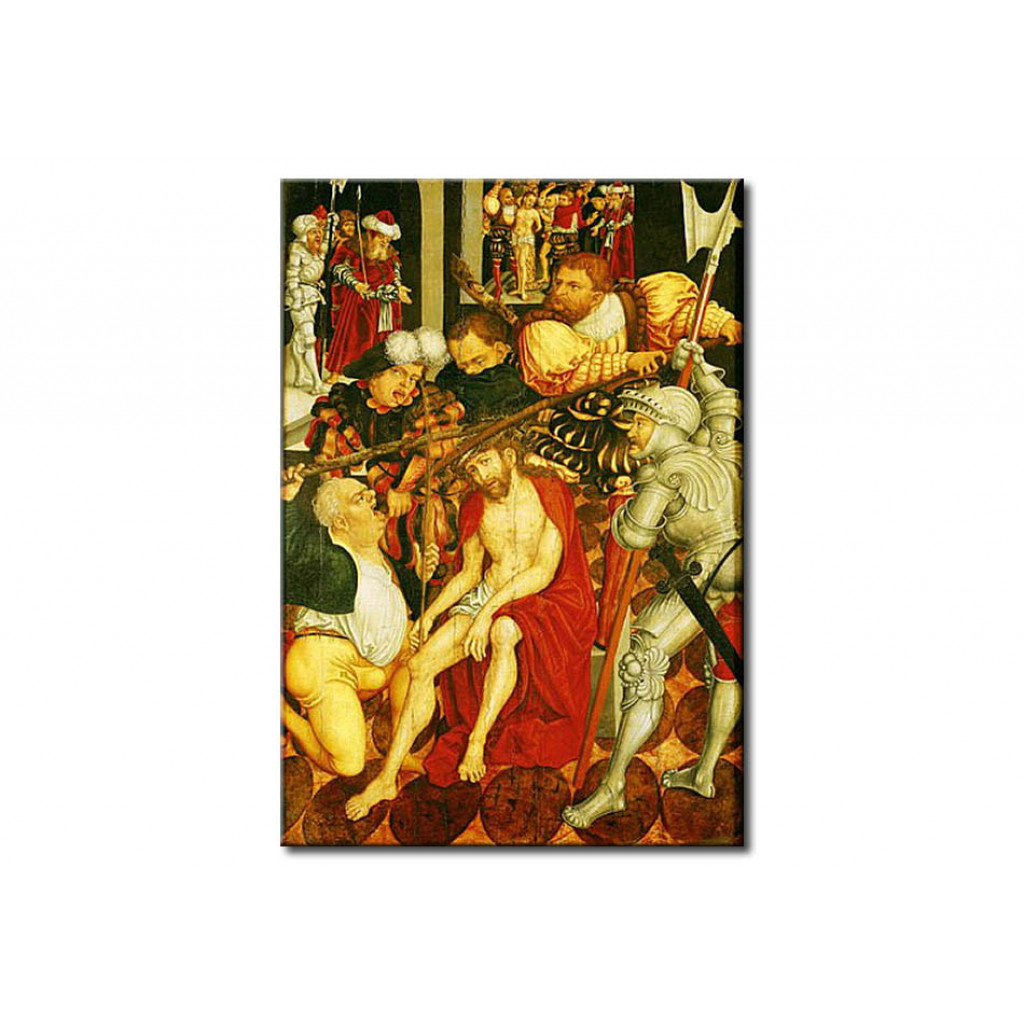 Schilderij  Lucas Cranach De Oudere: The Mocking Of Christ