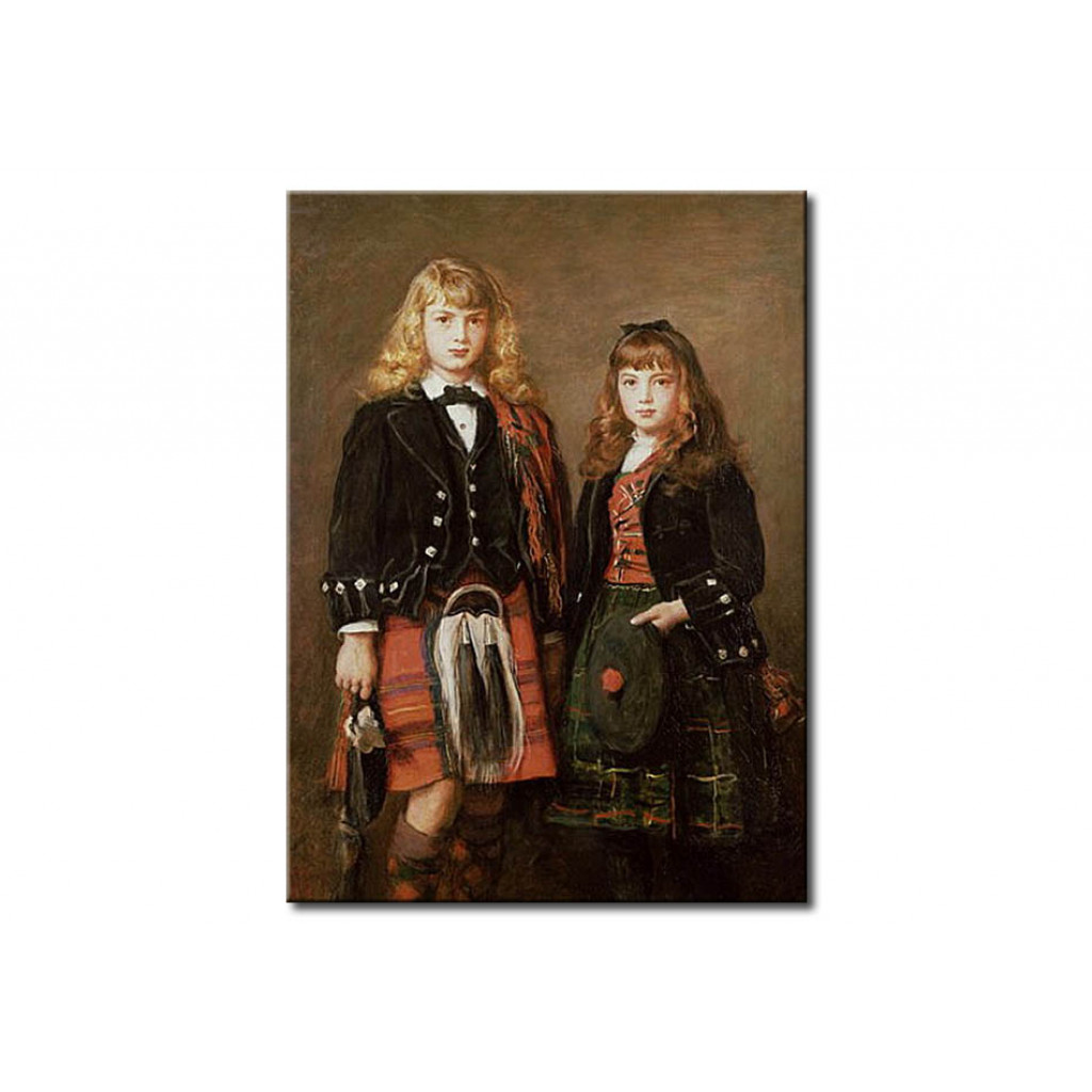 Schilderij  John Everett Millais: Two Bairns