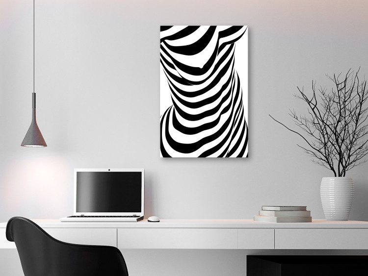 Tableau contemporain Zebra Woman (1 Part) Vertical 117075 additionalImage 3