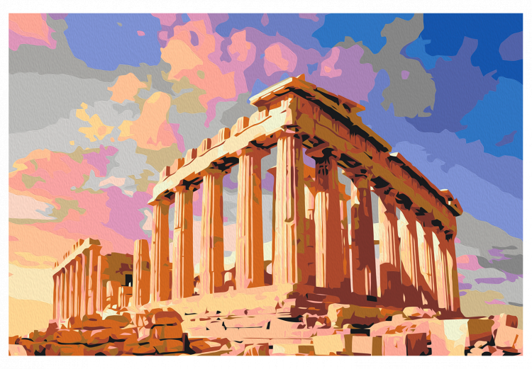 Wandbild zum Malen nach Zahlen Acropolis 127275 additionalImage 7
