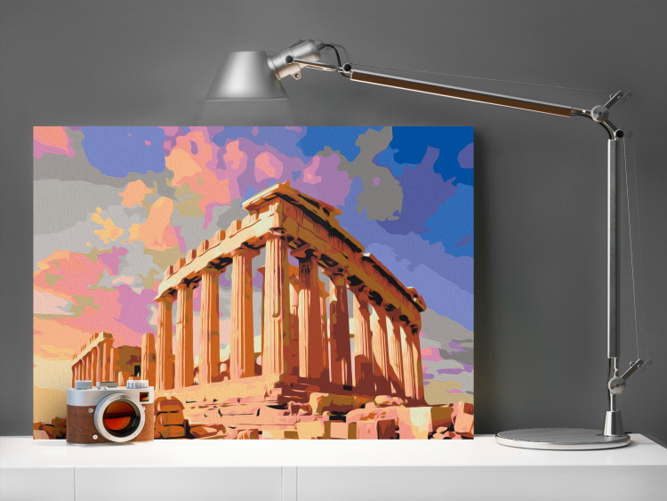 Wandbild zum Malen nach Zahlen Acropolis 127275 additionalImage 2