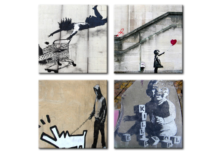 Obraz Banksy - cztery twórcze pomysły 132475