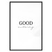 Poster Good Morning - Positive Minimalist Sentence on a White Background 146175 additionalThumb 24