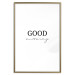 Poster Good Morning - Positive Minimalist Sentence on a White Background 146175 additionalThumb 25