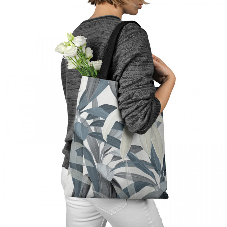 Bolsa de mujer Leaf composition - theme in green and grey tones 147475 additionalImage 3