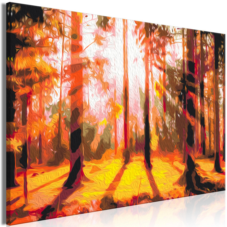 Paint by number Spring Forest - Landscape With the Sun Breaking Through the Trees 149775 additionalImage 5