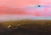 Cuadro Horizonte distante (1 pieza) - fondo abstracto con cielo rosa 46575 additionalThumb 5