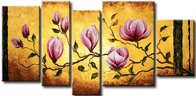 Tableau mural Magnolias roses 47475