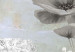 Wandbild Mohnblumen (1-teilig) - Natur in Grau mit Blumen und weißer Aufschrift 48575 additionalThumb 4