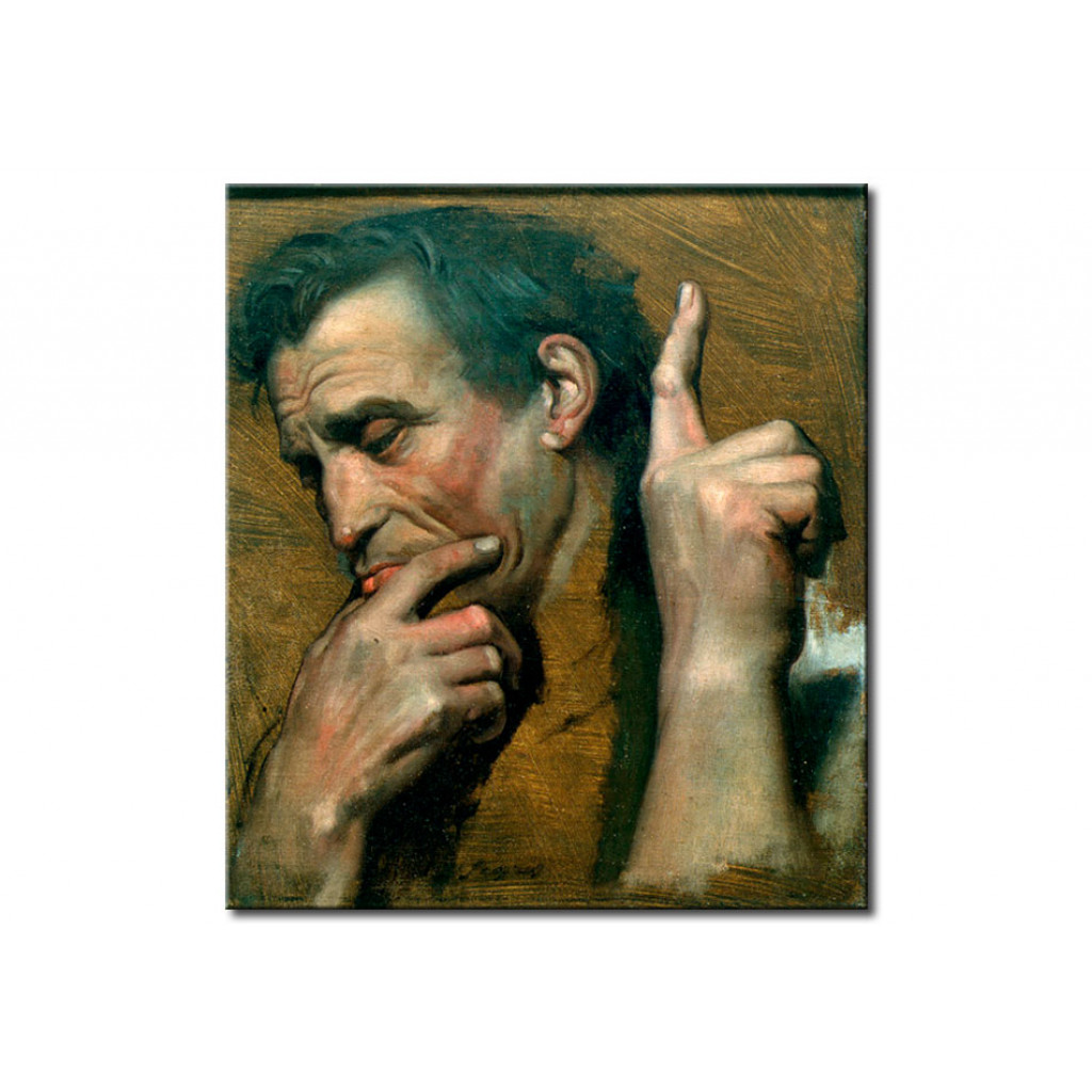 Schilderij  Jean-Auguste-Dominique Ingres: The Apotheosis Of Homer