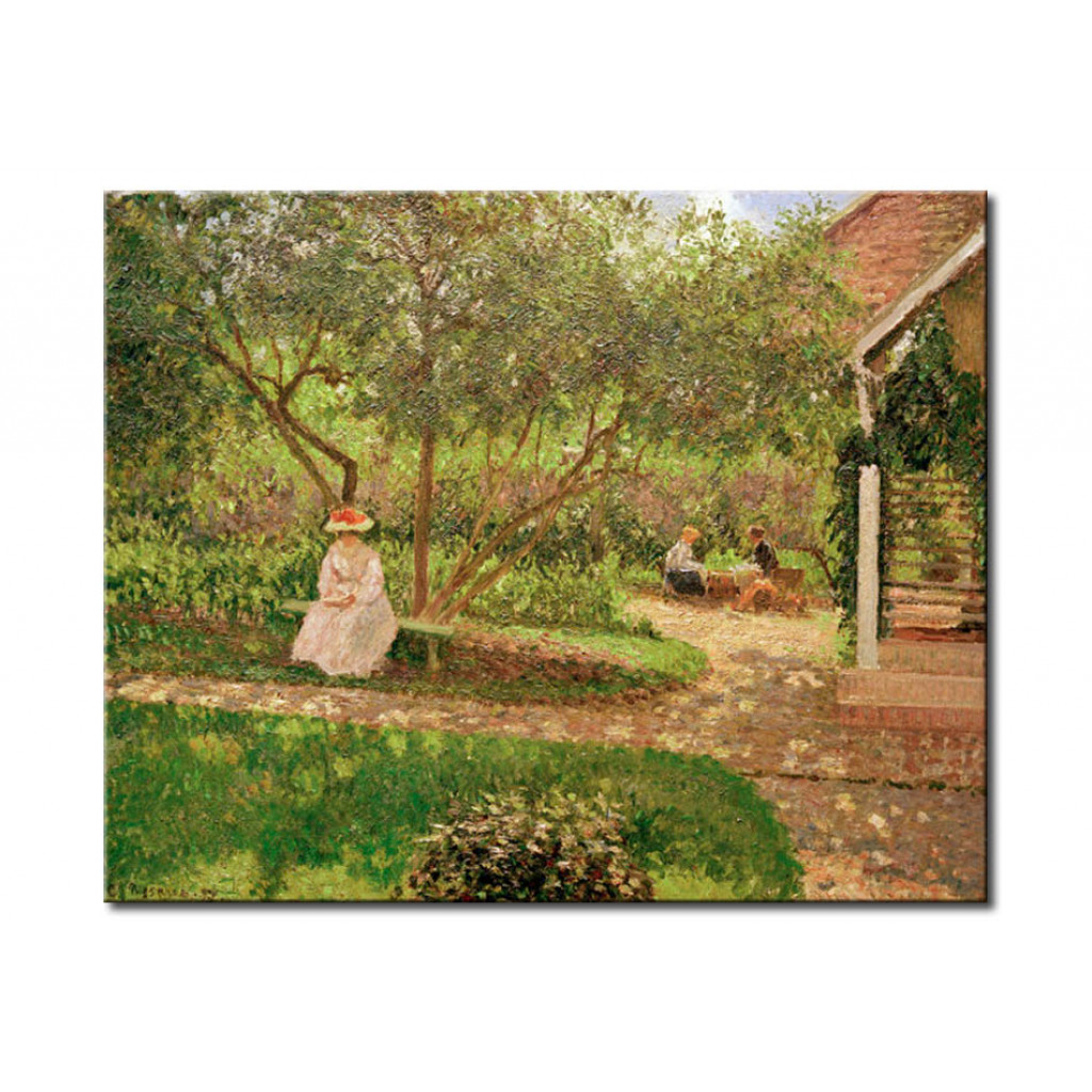 Schilderij  Camille Pissarro: Coin De Jardin à Eragny