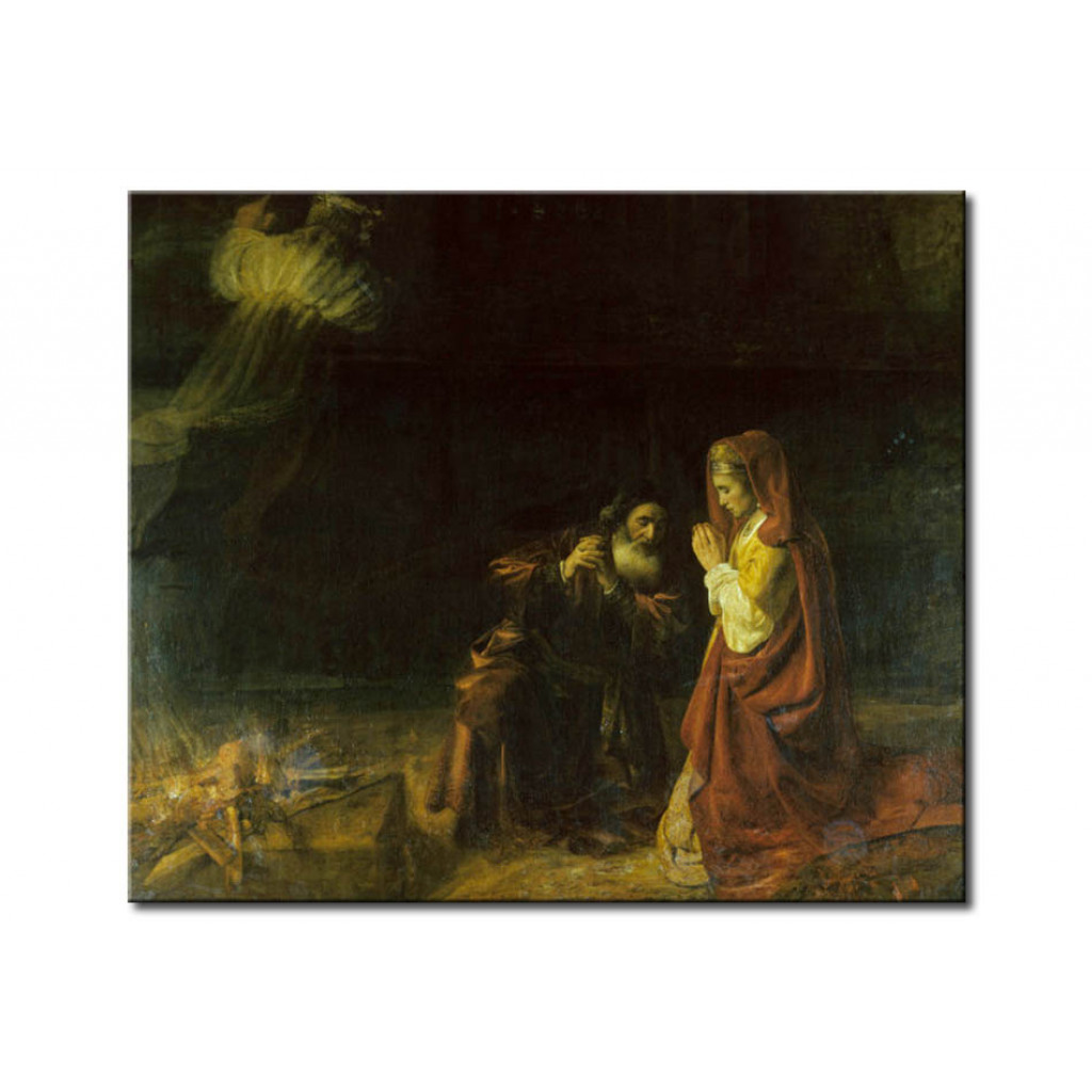 Schilderij  Rembrandt: Manoah's Offering