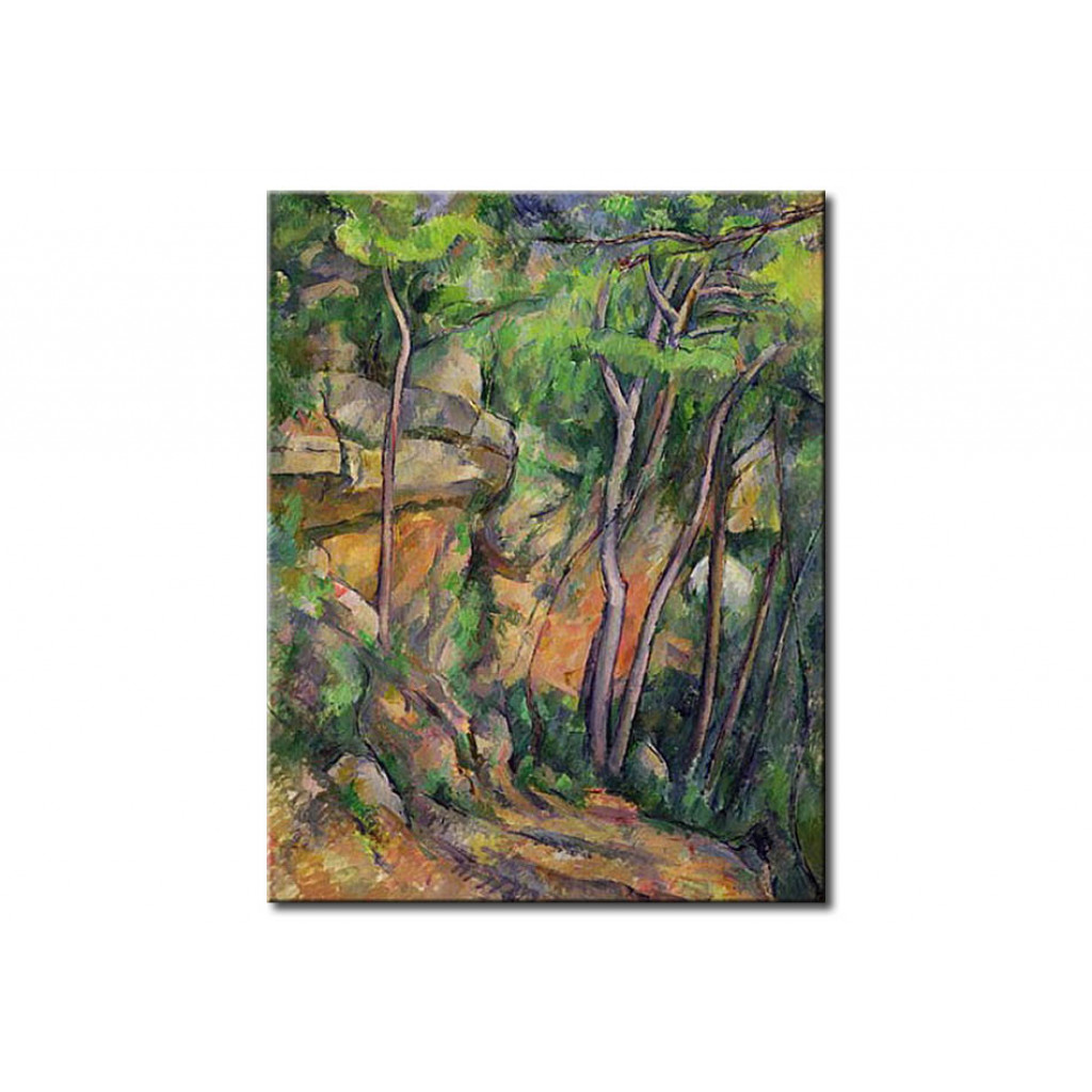 Schilderij  Paul Cézanne: In The Park Of Chateau Noir