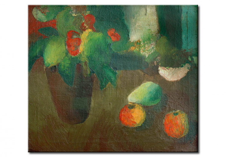 Reprodukcja obrazu Still Life with Begonia, Apples and Pear 54875