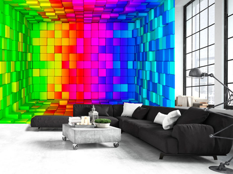 Mural de parede Rainbow Cube 88775