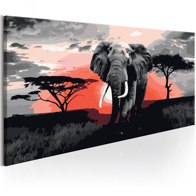 Cuadro numerado para pintar Elefante africano 107185 additionalImage 5