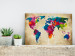 Obraz do malowania po numerach Mapa świata (kolorowa) 107485 additionalThumb 2