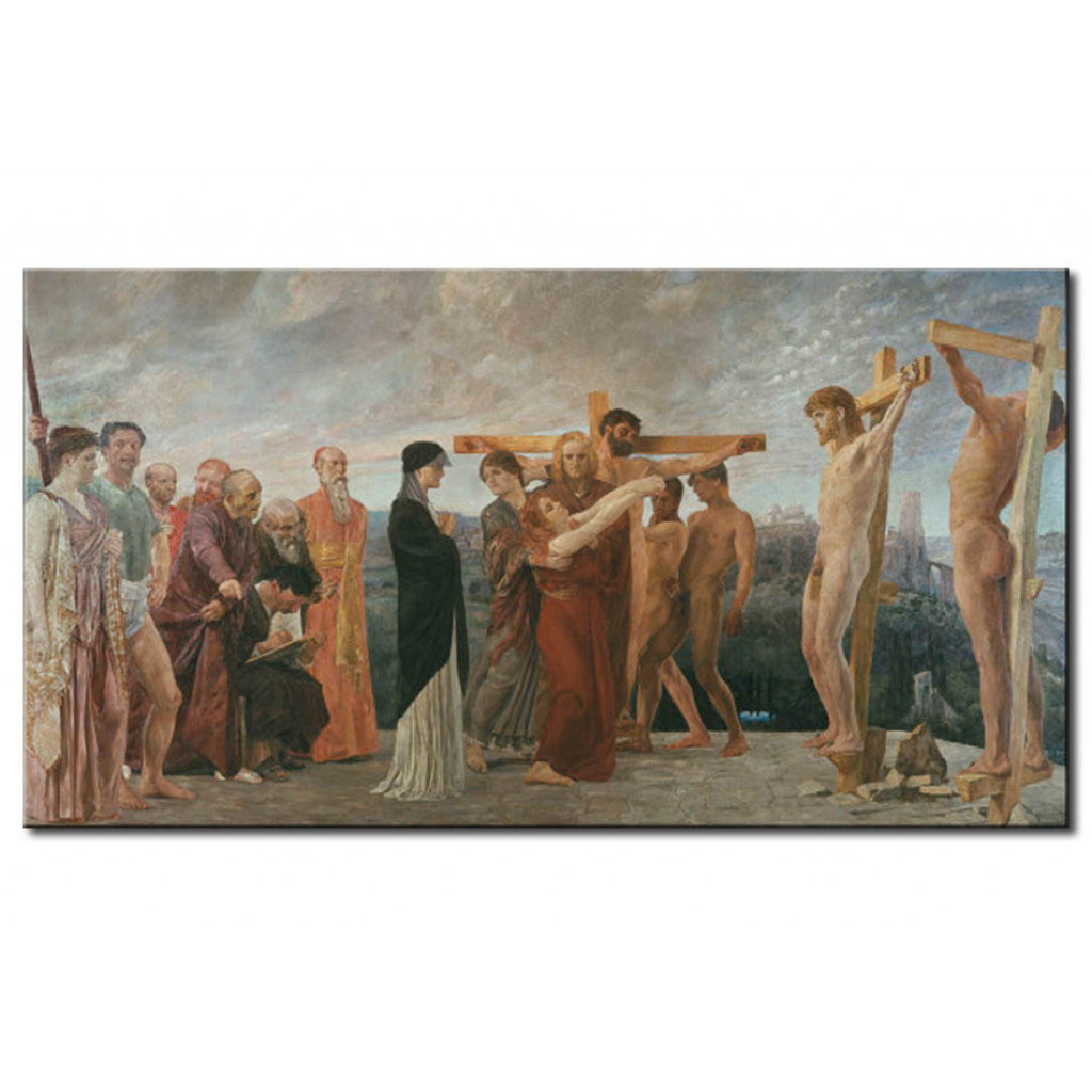Schilderij  Max Klinger: Crucifixion Of Christ