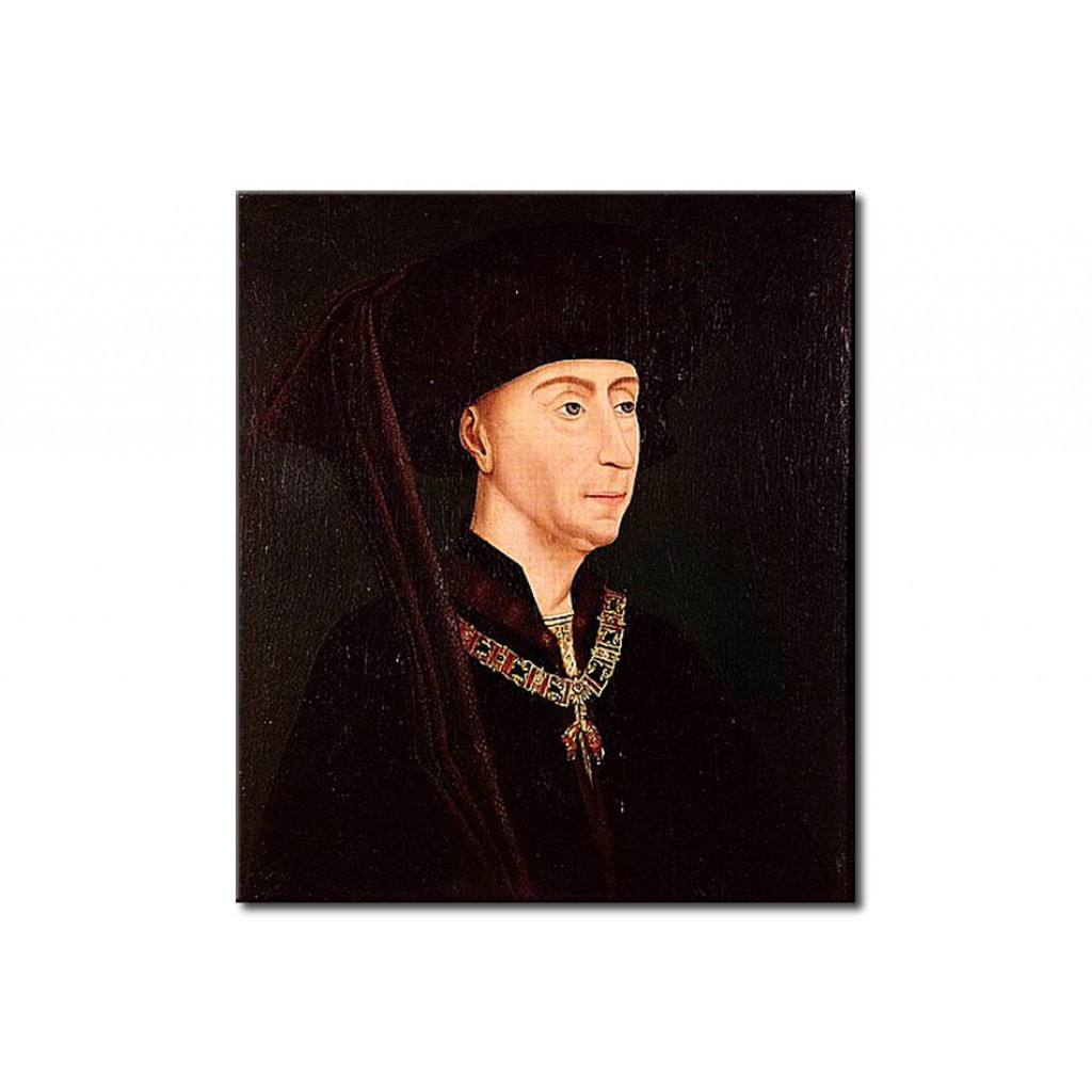 Schilderij  Rogier Van Der Weyden: Portrait Of Philippe III