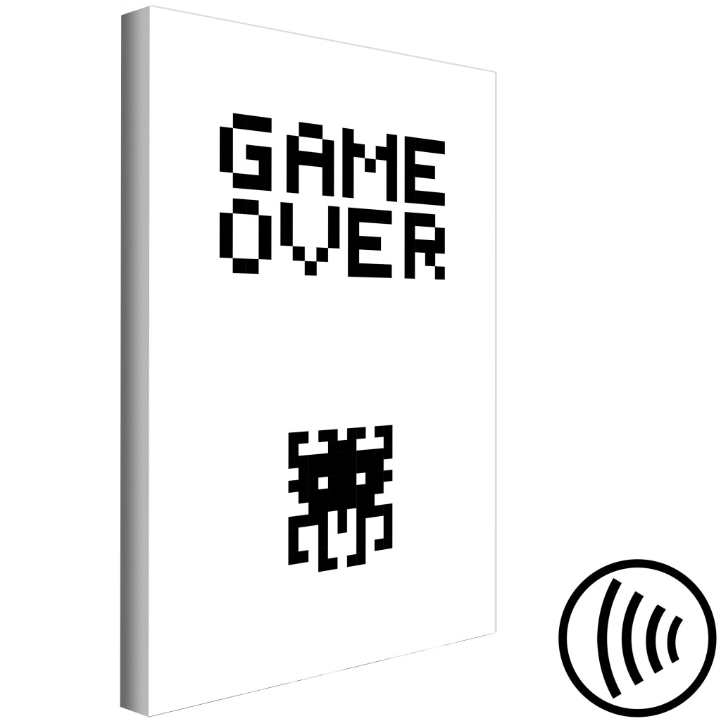 Obraz Game Over (1-częściowy) Pionowy