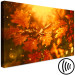 Obraz Jesienne liście dębu - zdjęcie złotych liści w promieniach słońca 123785 additionalThumb 6