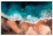 Obraz Morskie fale i plaża - nowoczesna abstrakcja w stylu marynistycznym 132085