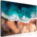 Obraz Morskie fale i plaża - nowoczesna abstrakcja w stylu marynistycznym 132085 additionalThumb 2