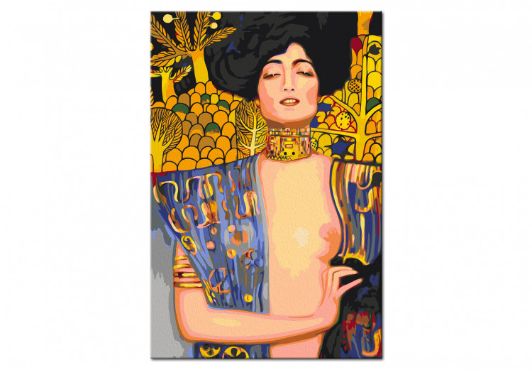 Tela da dipingere con numeri Gustav Klimt: Judith and the Head of Holofernes 134685 additionalImage 5