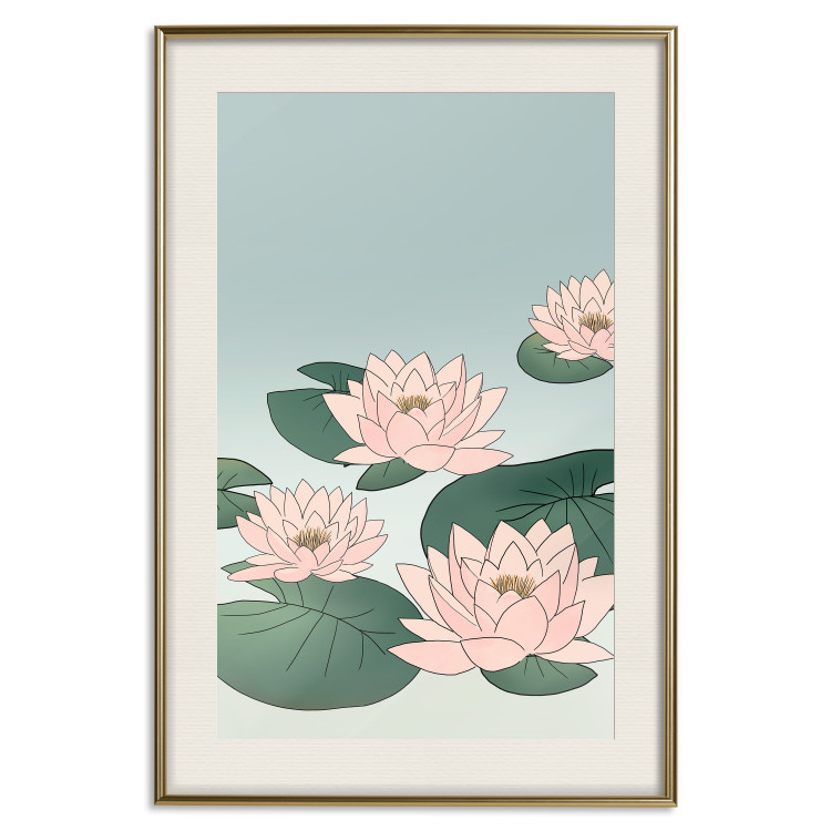Poster Pink Water Lilies [Poster] 142485 additionalImage 22