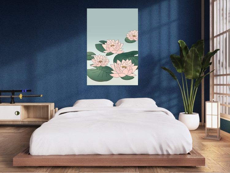 Poster Pink Water Lilies [Poster] 142485 additionalImage 5