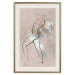 Plakat Tańcząca kobieta - linearne ujęcie damskiego ciała w ruchu 146185 additionalThumb 27