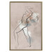 Plakat Tańcząca kobieta - linearne ujęcie damskiego ciała w ruchu 146185 additionalThumb 20