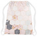 Mochila Marble hexagons - a marble glamour composition with golden pattern 147485 additionalThumb 2