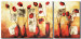 Pintura Seis jarras com tulipas vermelhas  48685