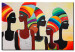 Canvas Colourful turbans 49385