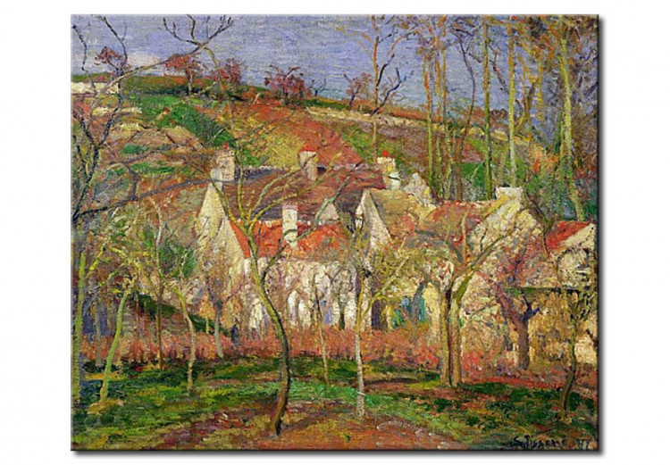 Reprodukcja obrazu The Red Roofs, or Corner of a Village, Winter 50985
