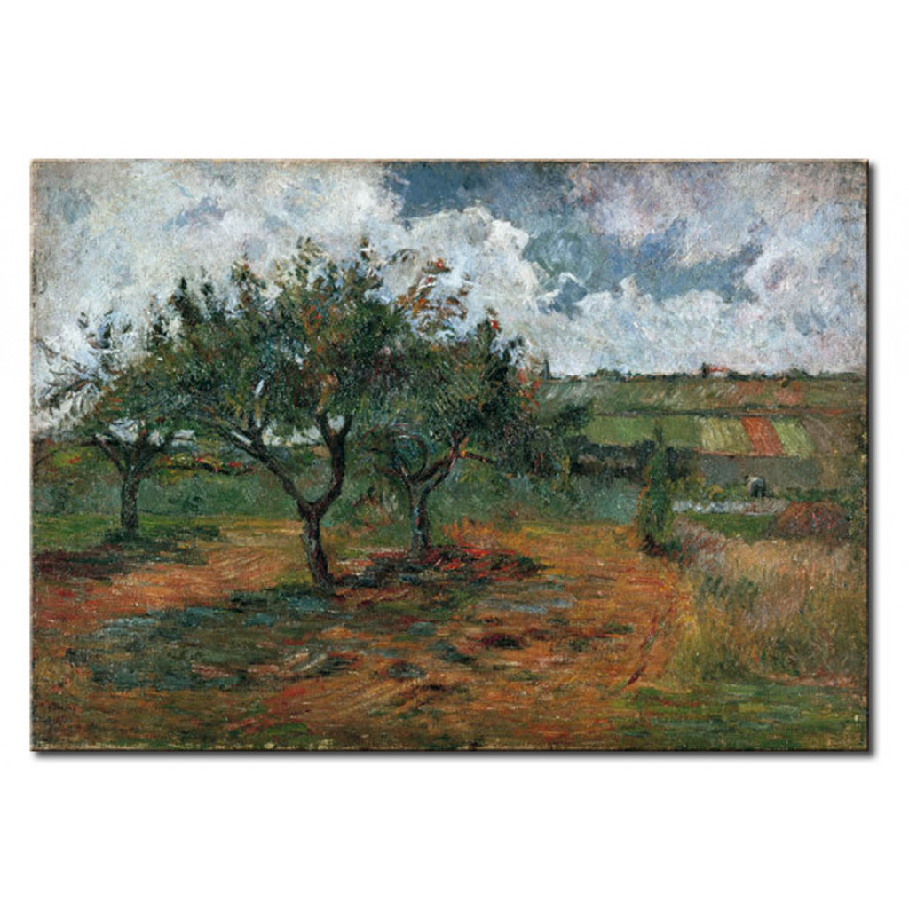 Schilderij  Paul Gauguin: Blossoming Apple Trees